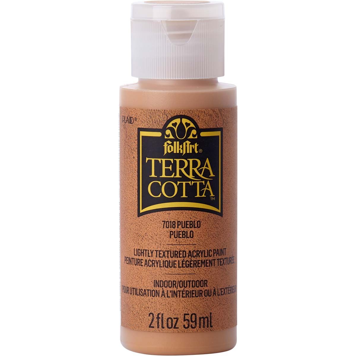 Folkart • Strukturierte Acrylfarbe in Terrakotta, 59 ml, Pueblo