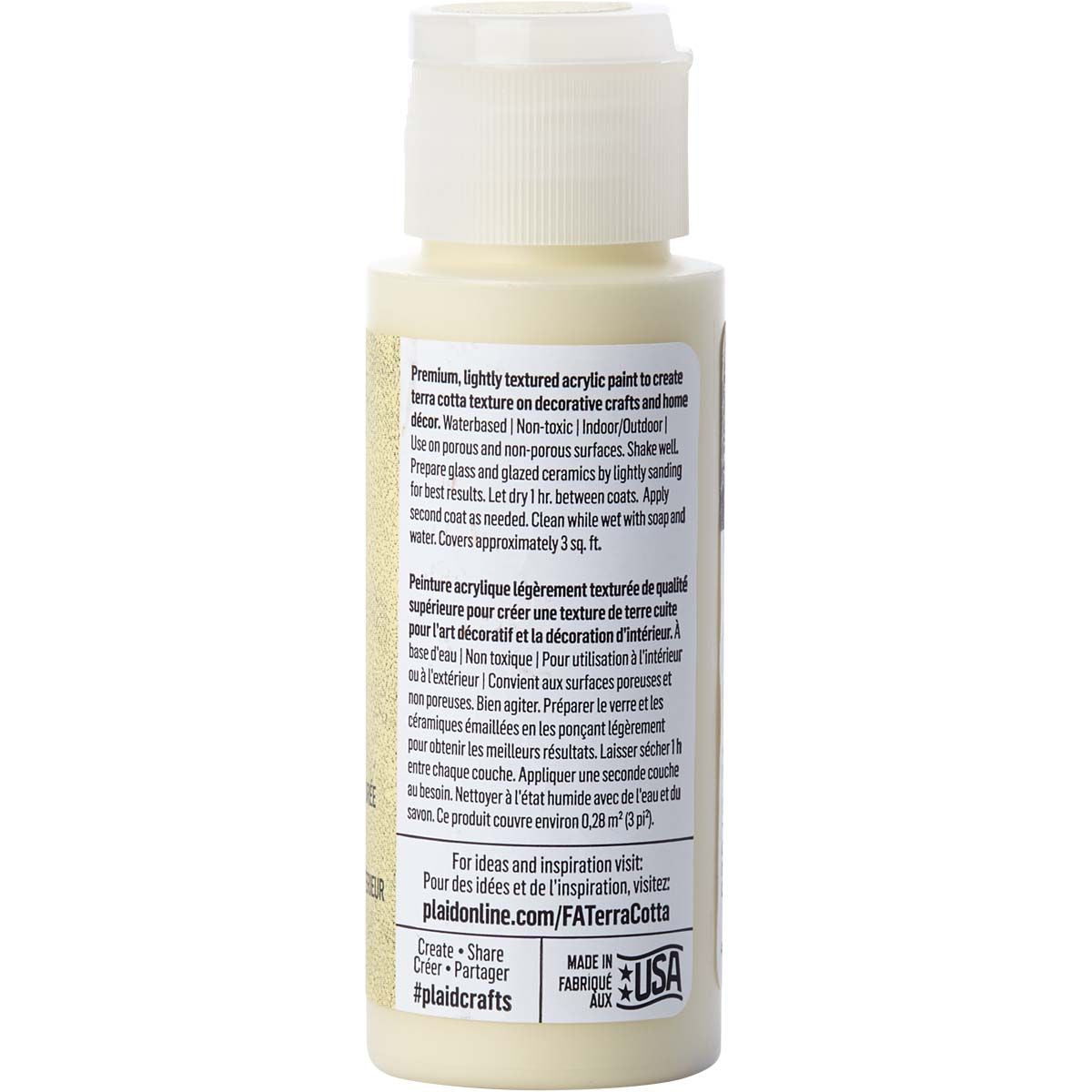 Folkart • Terrakotta-strukturierte Acrylfarbe, 59 ml, Wüstendüne