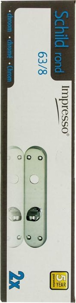 Impresso Shield Oval WC63 Modular Chrom