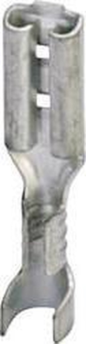 Markenlos ohne Marke Phoenix Contact 3240153 Hülse für Flachstecker Einsteckbreite: 2,8 mm Einsteckdicke: 0,8 mm 180 ° nicht isoliertes Metall