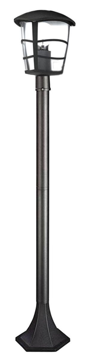 Eglo Aloria - Außenbeleuchtung - Gartenmast - 1 Licht - Schwarz - Klar