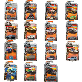 Mattel Jurassic World Matchbox Datcast Collection (Legacy Movie) Assorti