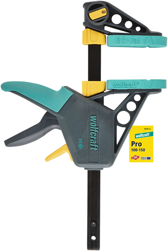 Wolfcraft - Leimzwinge Pro L - 150 mm - Einhandzwinge - 3030000