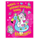 Farbglitter -Aufkleberbuch Einhorn