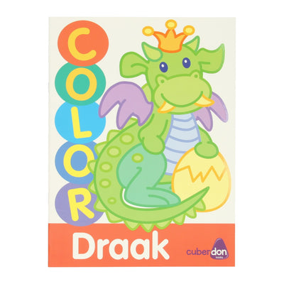 Mondikaarten dicke Linien Malbuch Farbe Drache