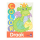 Mondikaarten dicke Linien Malbuch Farbe Drache