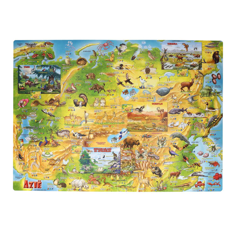 Mundkarten Mega Kinderatlas der Tiere