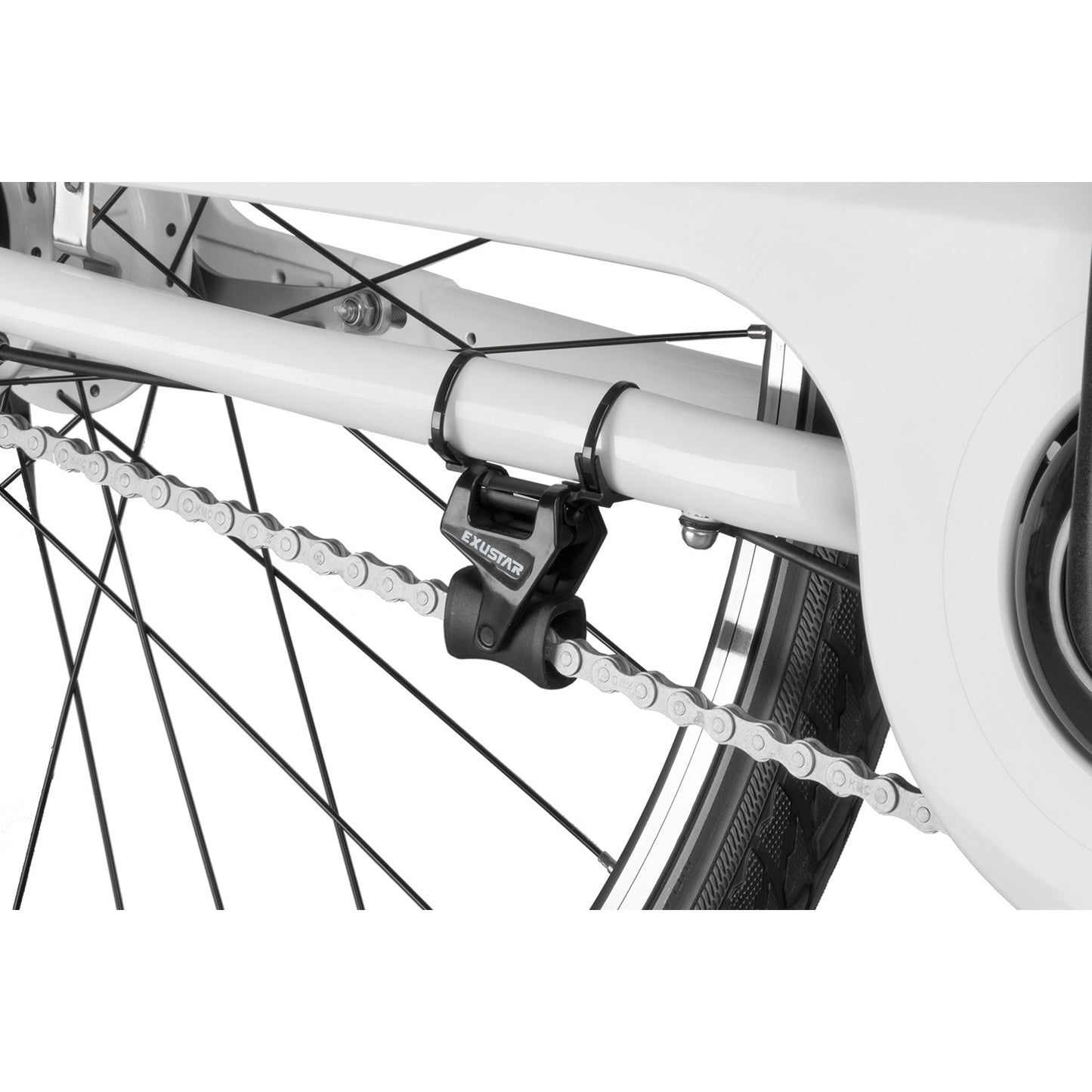 Exustar -Kettenleiter Open Chain Nylon Schwarz