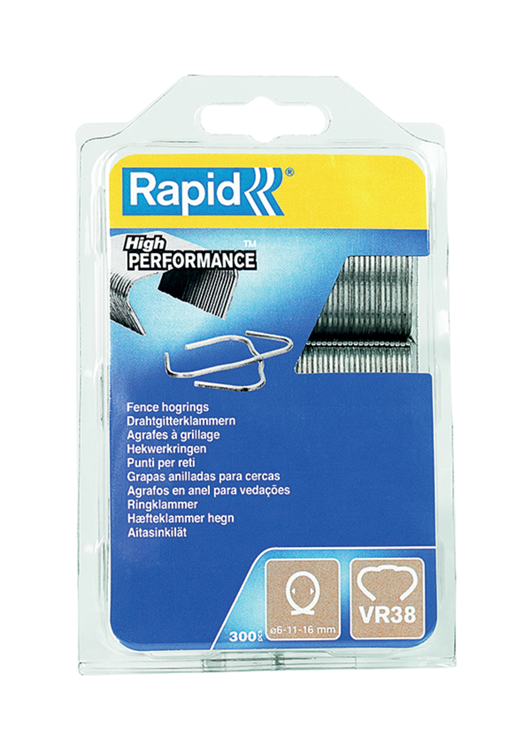 Rapid VR38 Gartenschweineringe, 300 Stück – 40109236 – 40109236