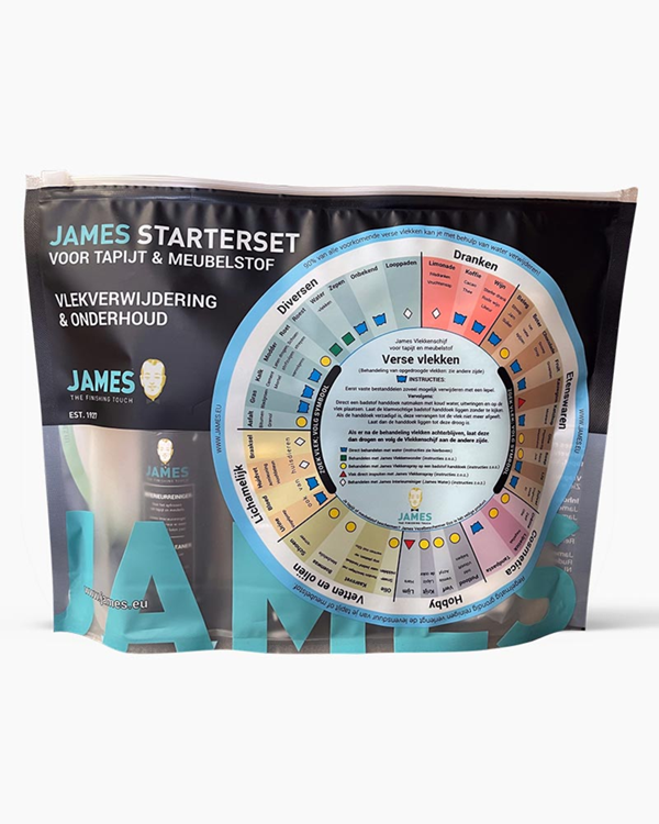 James 1070298 - Starterset Teppich Möbelstoff | 10 Stück