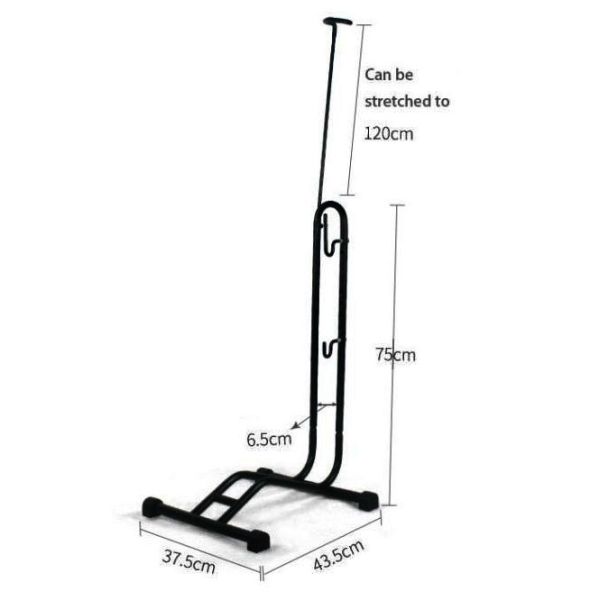 Kantenspeicherstandard L-Ständer für 1 Fahrrad