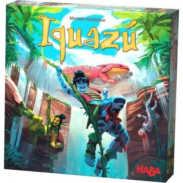 Haba -Spiel Iguazú mit dynamischem Spielfeld