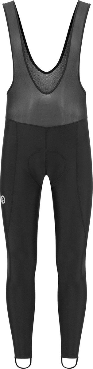 Rogelli Core lange Radhose Herren – Radhose mit Sitzpolster und Hosenträgern – Schwarz – Größe 3XL