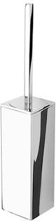 Geesa Modern Art Toilettenbürste mit Halter – schwarzer Bürstenkopf – Chrom