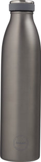 Aya ida - Trinkflasche - Thermoskanne - Wasserflasche - 750ml - kühles Grau