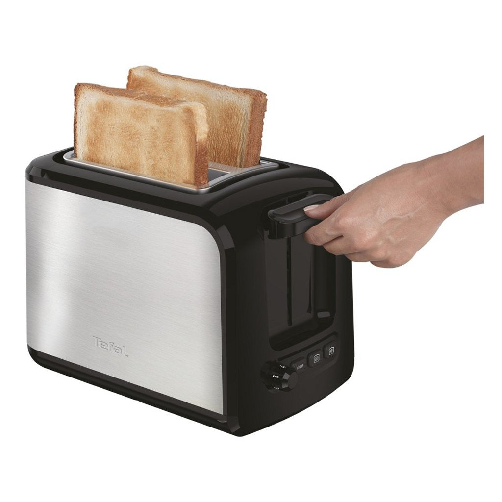 Tefal Tefal Tt410d Express Toaster 16x26x19 cm 850W Edelstahl Schwarz