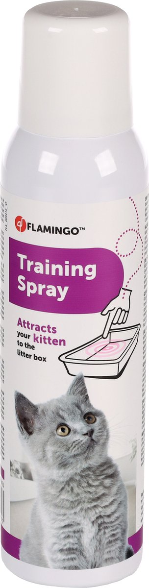 Flamingo-Trainingsflüssigkeit für Kätzchen | hilft beim Toilettentraining und der Verhaltensentwicklung!