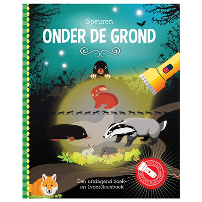 Lantern Publishers suchen unter dem Boden + Karton Taschenlampe