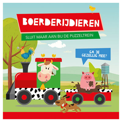 Lantern Publishers Book und Puzzle Train Farm Dinkenen