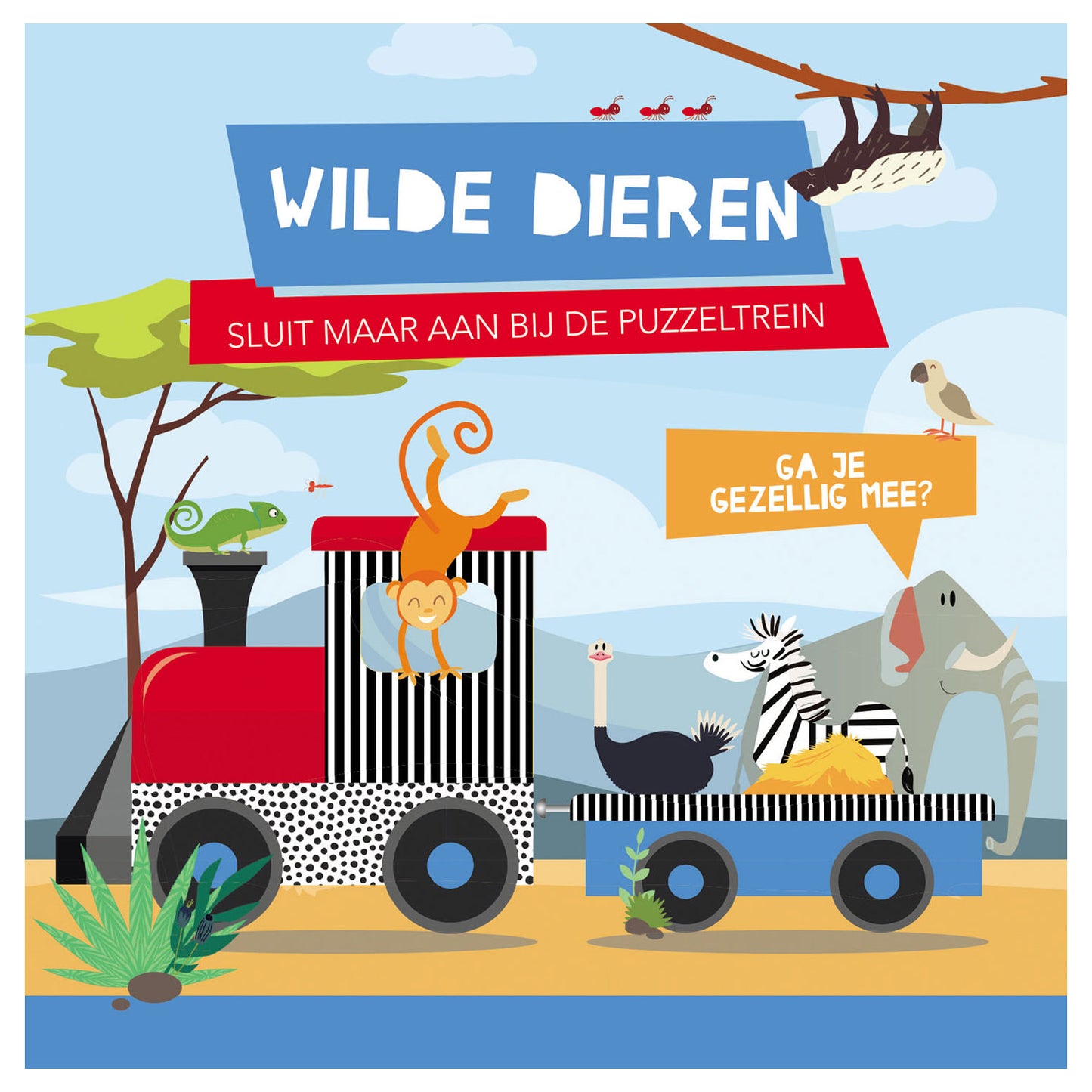 Lantern Publishers Book und Puzzle Train Wild Diereen