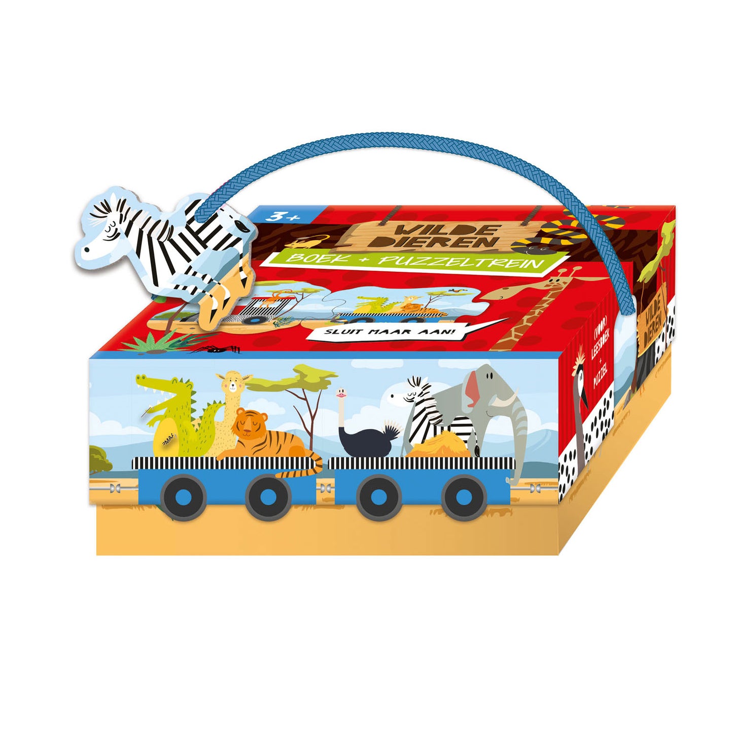 Lantern Publishers Book und Puzzle Train Wild Diereen
