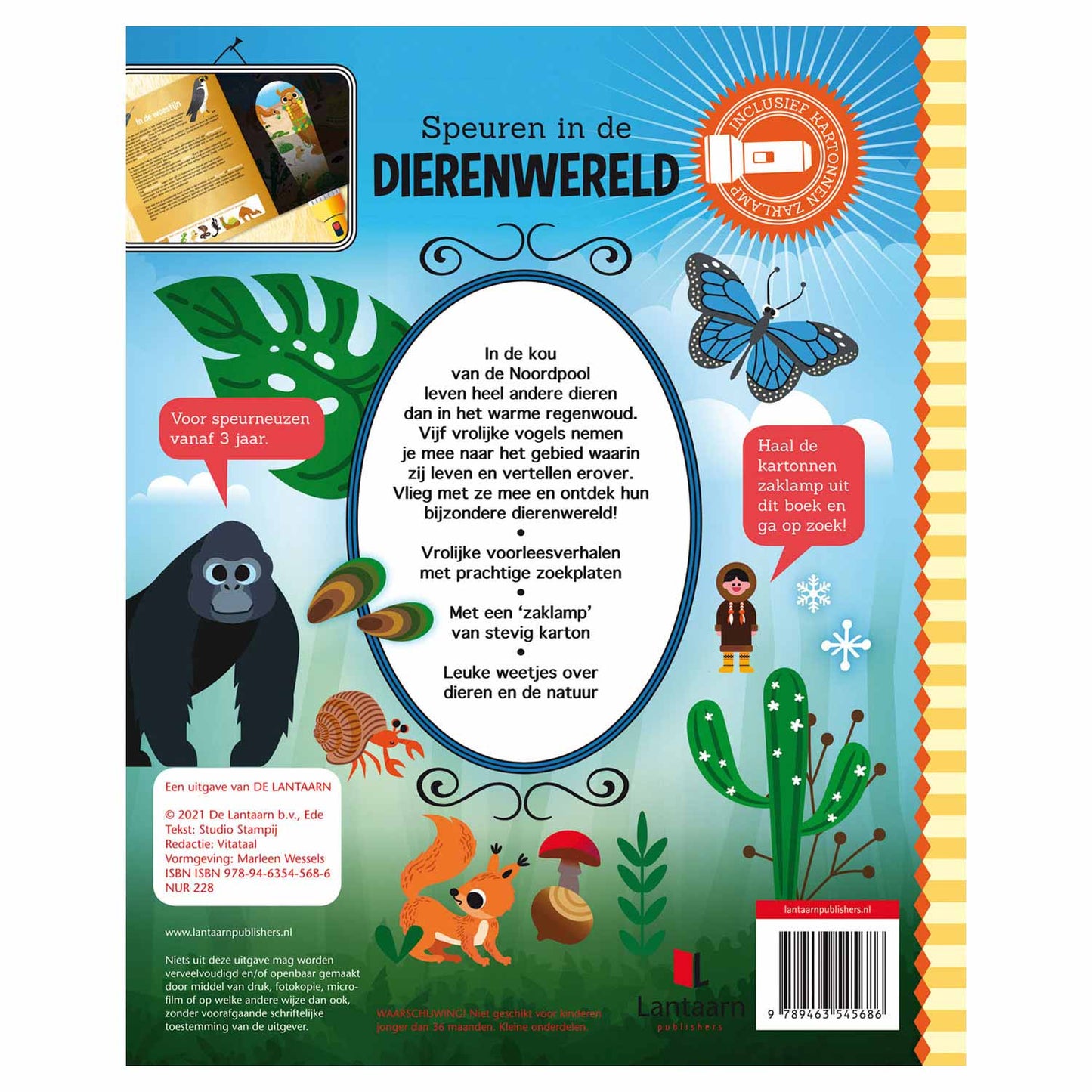 Suche in der Animal World + Papp Taschenlampe