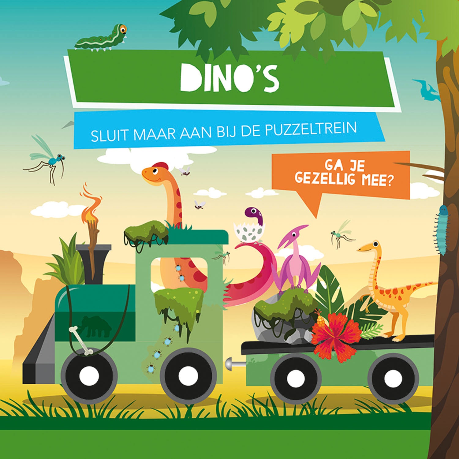 Buch- und Puzzlezug Dino's