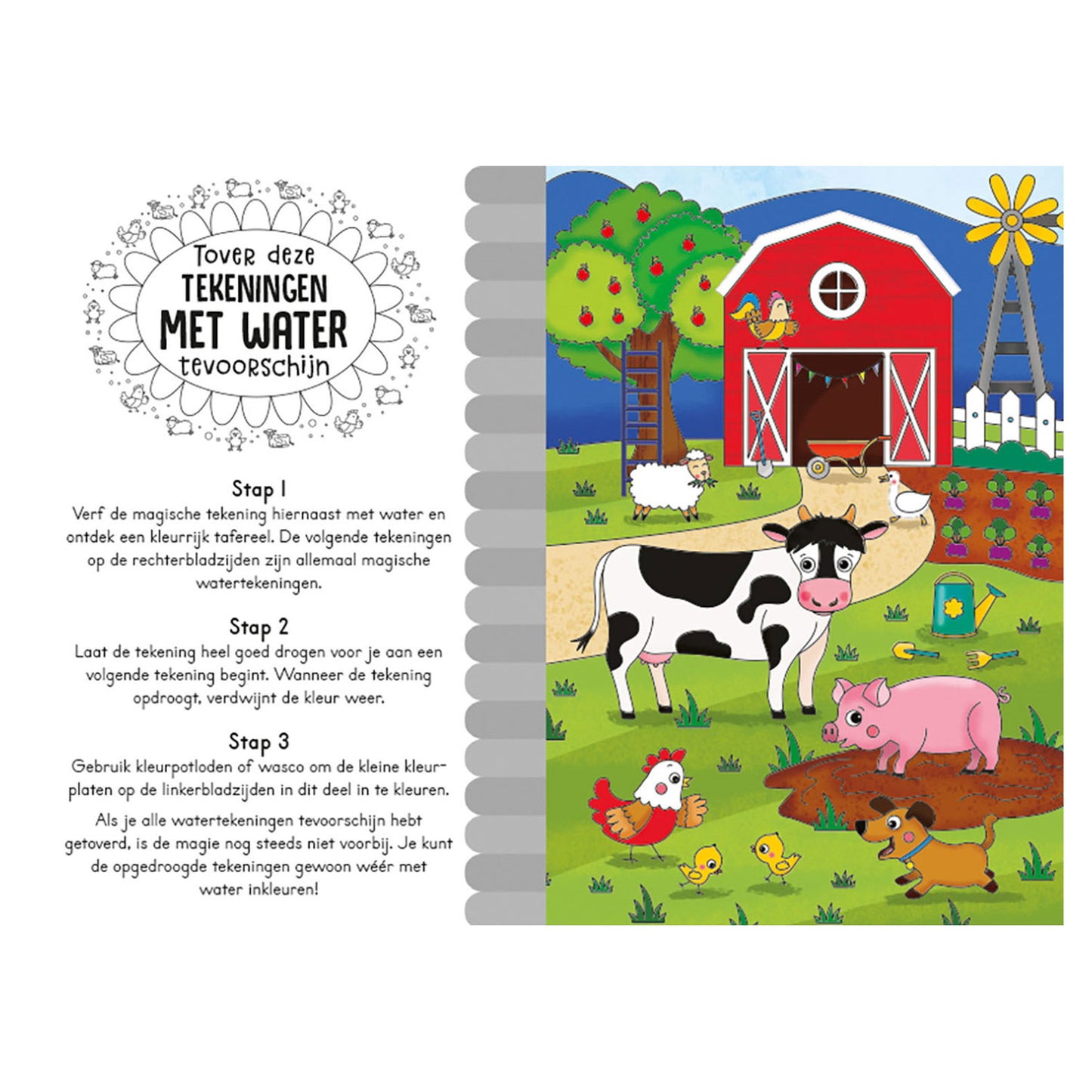 Magisches Wasserfarbenbuch - Farm