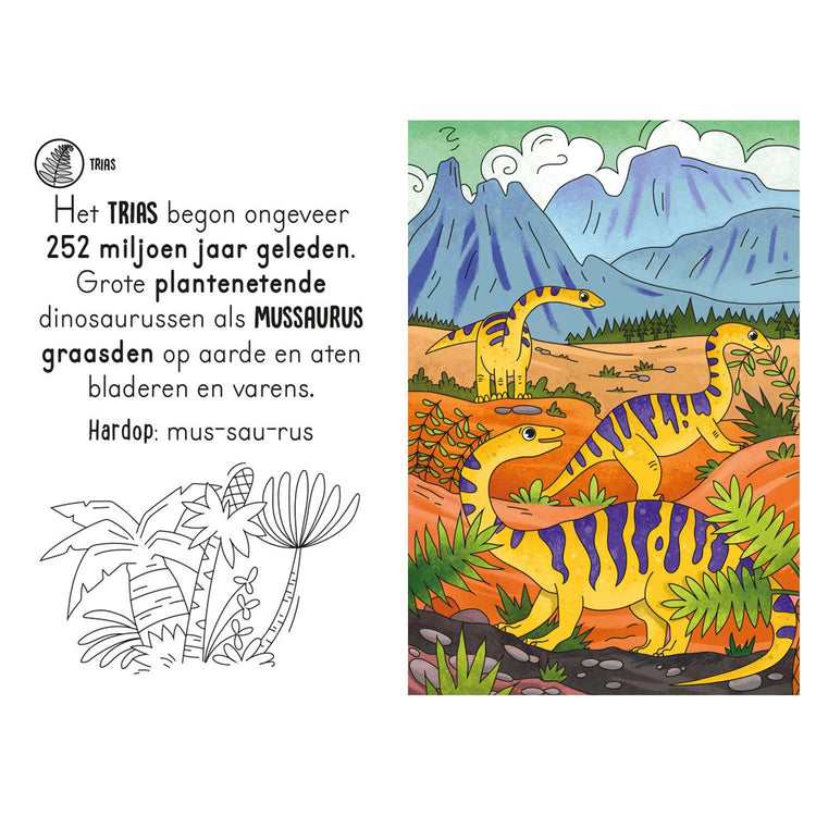 Magisches Wasserfarbenbuch - Dinos