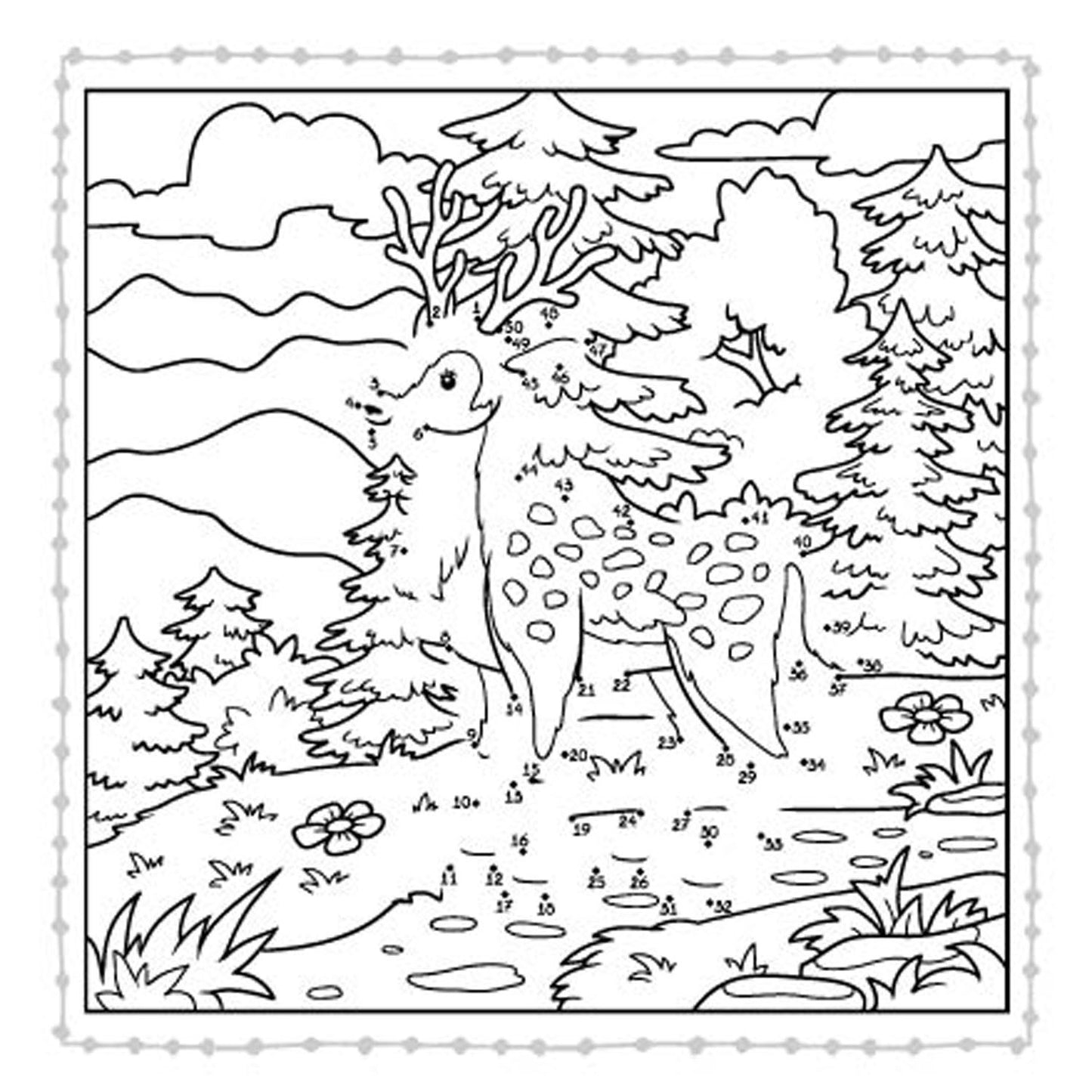 Von Punkt zu Punkt - im Wald