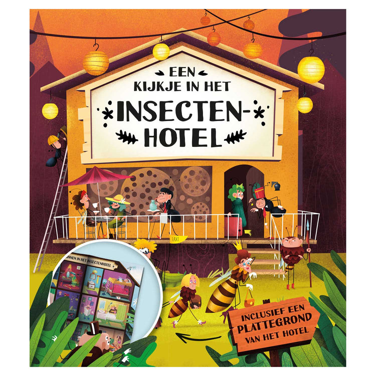 Ein Blick auf das Insektenhotel