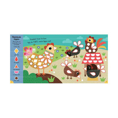 Laternenverleger suchen und einfügen – auf dem Bauernhof-Stickerbuch