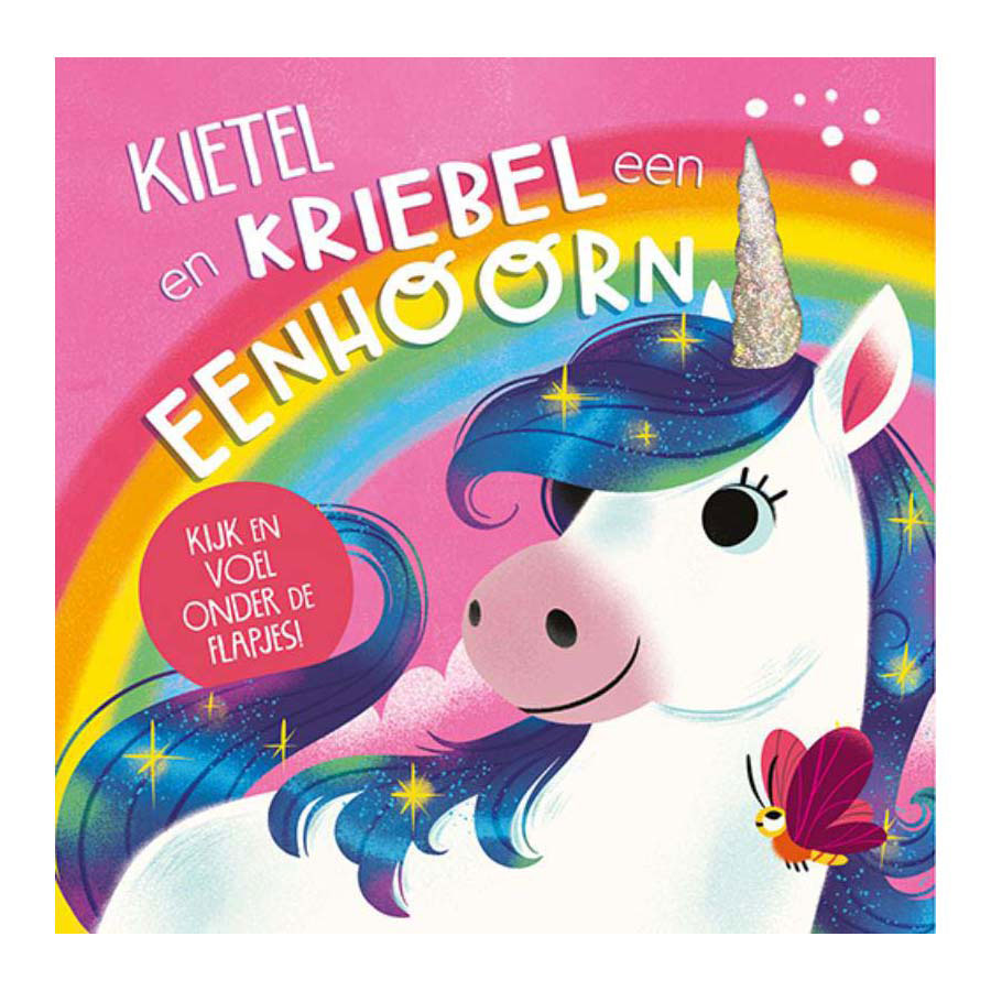 Laternenverleger kitzeln und kitzeln ein Einhorn