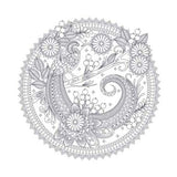 Laternenverlegerwald - Mandala-Kunst - afbeelding 2