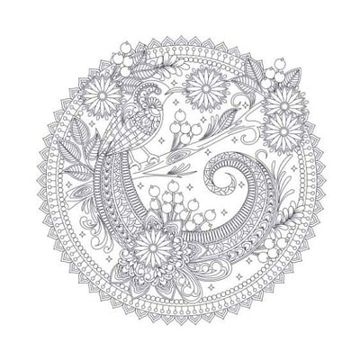 Laternenverlegerwald - Mandala-Kunst