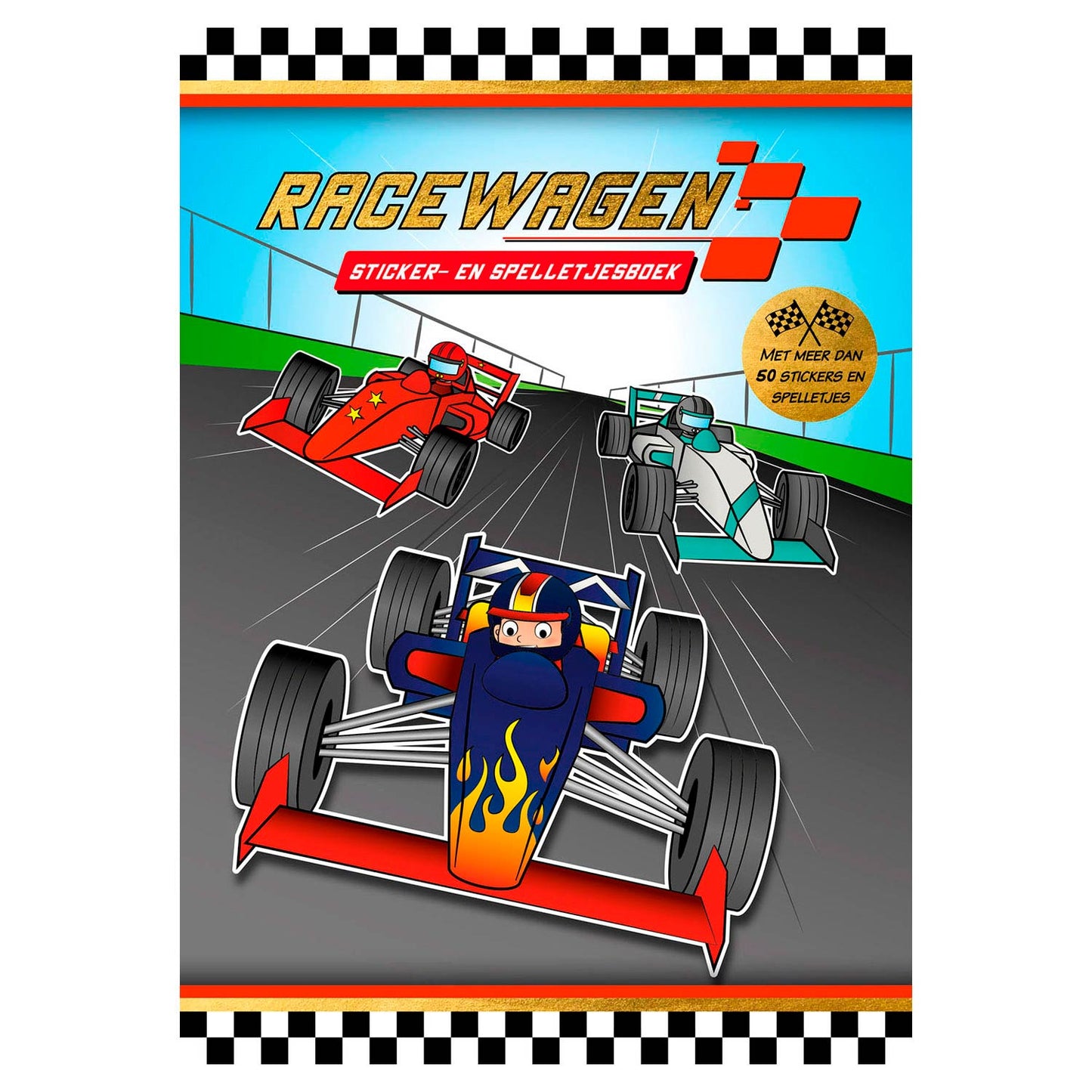 Aufkleber- und Game Book Racing Car
