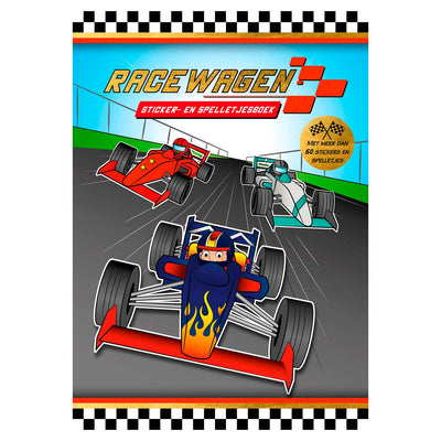 Aufkleber- und Game Book Racing Car