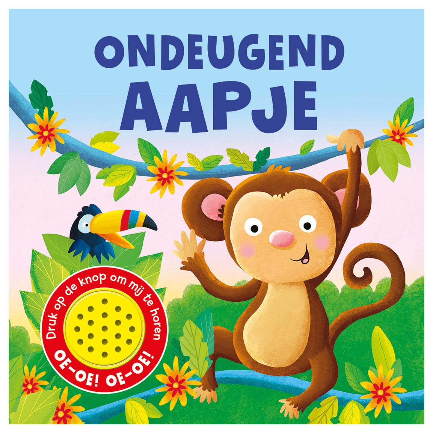 Frecher Affe mit Soundknopf