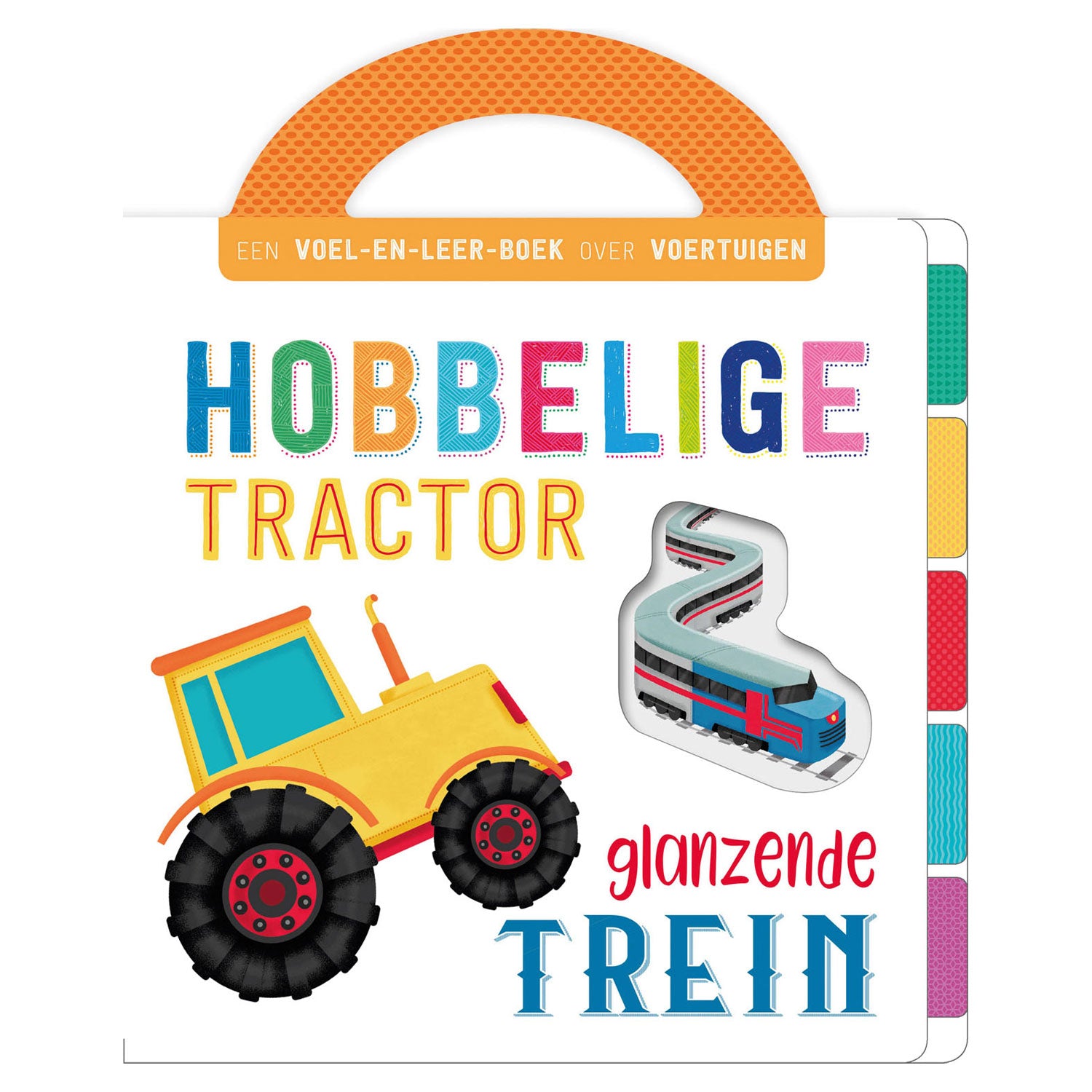 REBO Publishers Feelbook Vehicles holpriger Traktor, glänzender Zug