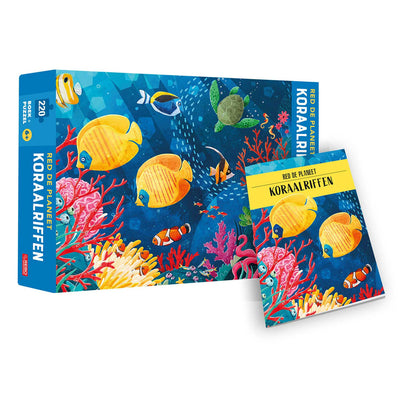 Rebo Publishers Book und Puzzle Coral Reefs