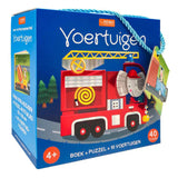 Rebo Publishers Book, Puzzle + 10 Figurenfahrzeuge - afbeelding 1