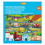 Rebo Publishers Book, Puzzle + 10 Figurenfahrzeuge - afbeelding 2