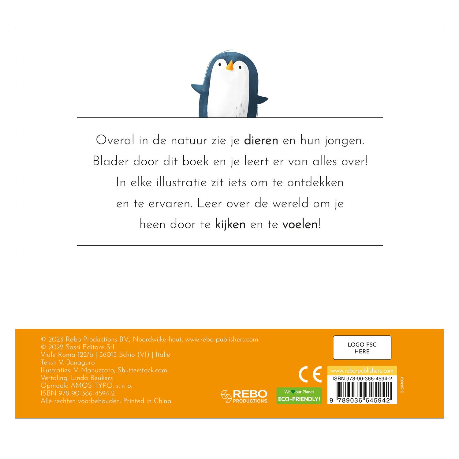 Rebo Publishers Dieren Erstes Feeling Book