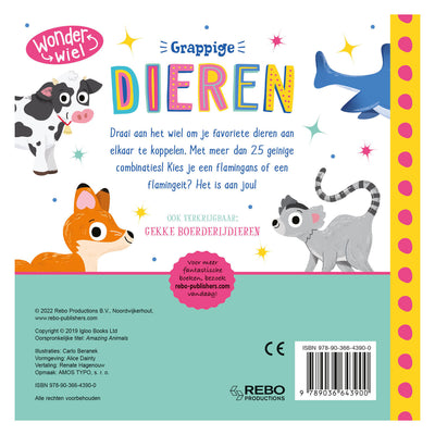 Rebo Publishers Funny Animals Wonderwiel neu