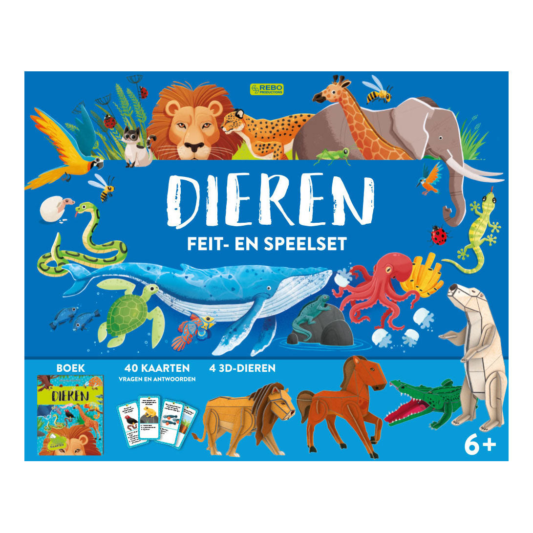 Rebo Publishers Dieren Fakten spielen Set Set Set
