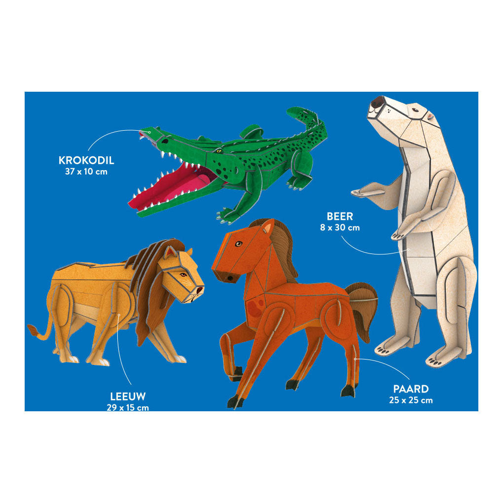 Rebo Publishers Dieren Fakten spielen Set Set Set