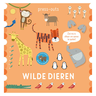 Rebo Publishers Cardboard Book Presses-Outs Wild Diereen