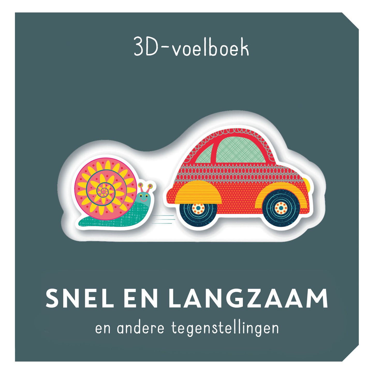 3D-taktiles Buch des Rebo-Verlags – schnell und langsam