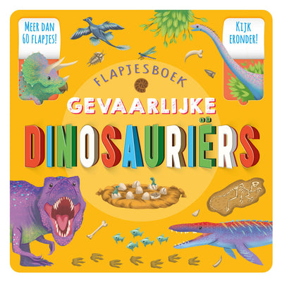 Rebo Publishern gefährliche Dinosaurier Flapjesboek