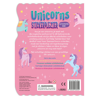 Lustiges Stickerbuch mit Einhörnern von Rebo Publishers